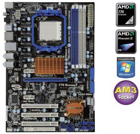 770 Extreme3 AMD770 4XDDR3 GLAN retail