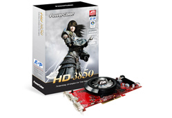 Powercolor ATI AGP8x 512MB HD3850 T2xD