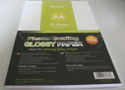 Fotopapier SG180 A4 gl&auml;nzend 180g 1-seitig 50stk.